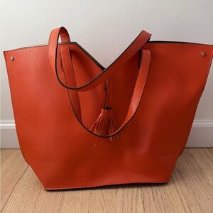 Neiman Marcus Vibrant Orange Tote Bag
